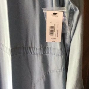 Long sleeve blue jean dress